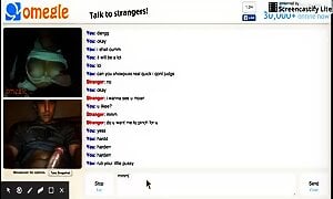 Omegle Girl Shows Wetness