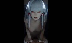 Red Eyed Succubus Riding Cock POV