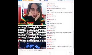 Omegle French Brunette Is Horny