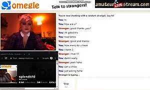 Fatty Showing Her Tatts And Tits On Omegle