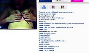 Submissive French Girl On Webcam