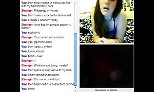 Omegle 2 - Sexy Slave Teases 12.13.12