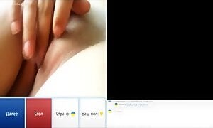 Girl Rubbing Clit In Chatroulette Webcam