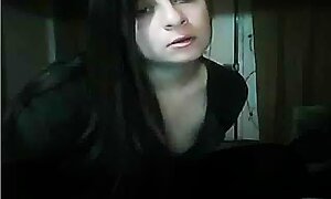 Cute Teen Flash On Webcam
