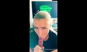 BlondeAdobo Nude Riding Sex Tape PPV Video 