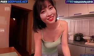 トゥワイス TWICE Momo has amazing sex 性別 in kitchen with her secret lover