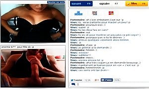 Shy French Horny Over Huge Cock On Chatroulette