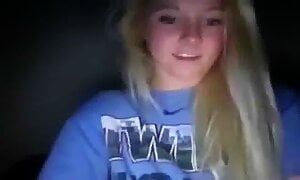 Forgotten Or Rare Omegle -- Blonde Shakes Her Ass