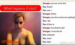 Blonde Teen On Omegle Gets Naked