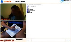 Omegle Girl Shows Off Boobs
