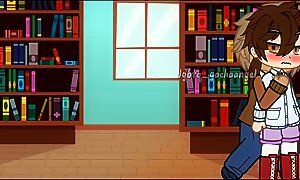 Two guys fuck in school library-pt1-//gacha//