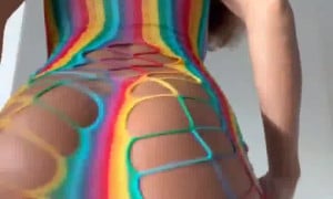 Nastya nass Twerking in Transparent Dress