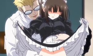 Anime girl fart during sex