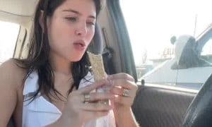 Madeline Argy - Hot sexy in car...
