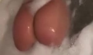Ana Cheri naked show boobs erotic in the bathroom