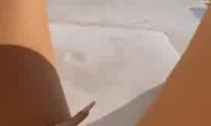 Nicole Dobrikov onlyfans leak - Pussy fingering at the pool