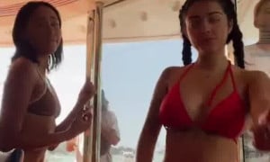 Megnutt with Malu Trevejo in party sex!!! Viral Video
