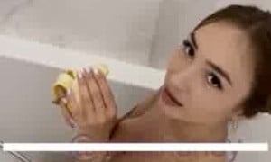 Mrs Honey  porn - Full nude in bathroom