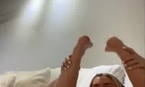 Coco koma OF porn video - pussy Rubbing on bed