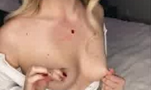 Bri Blossom  porn - Sluts Babe show pussy on bed