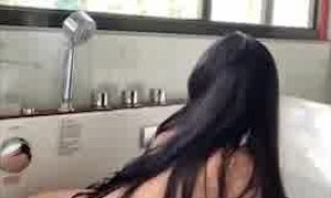Pandora Kaaki  porn - Nude shower in bathtub