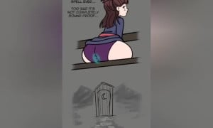 Girl shit pants animation
