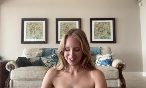 Caroline Zalog Fully Nude Birthday Livestream  