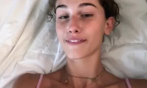 Sydney May sexy on bed