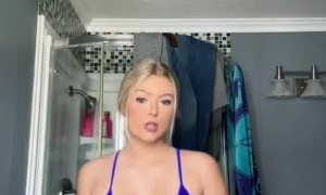 hailey sigmond   - sexy bikini show off big boobs