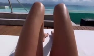 Liza Kovalenko Nude Show At Beach/Pussy Pink HOT