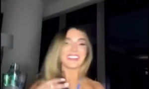 Lyna Perez teasing big boobs so hot!!! New  video 