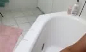 UtahJaz fucking orgasm with BF in the bath - hot video  