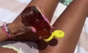 Claire Stone naked passy play in pool - new video  