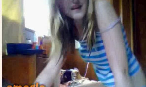 Omegle Blonde Teens have fun together