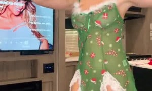 Vicky Stark - Christmas Lingerie Haul PPV Video  Video 