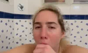 Livva Little - Nude POV Bathroom Blowjob Sex Video  Video 