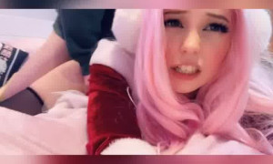 Belle Delphine  Christmas Fucking Porn Video 