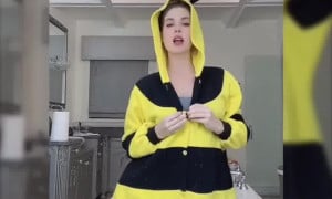 Amanda Cerny  Nipple Slip Stripping Video 