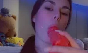 Lauren Alexis Deepthroat Dildo Candy  Video 