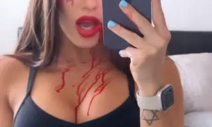 Giovanna Eburneo Bodysuit Zombie Costume Video 