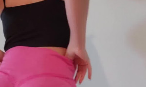 Alinity Pink Exercise Shorts Strip  Video 
