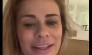 Paige VanZant Butthole Bath  Livestream Video
