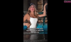 Breckie Hill She Nude Fucked W/ BF In Pool New Sex Tape 