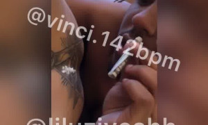 Juice Wrld and Ally Lotti Nude Fucking with BF on Bed