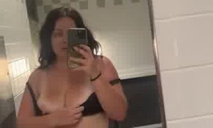 Megan Gaither nude big boobs on mirro hot  video 