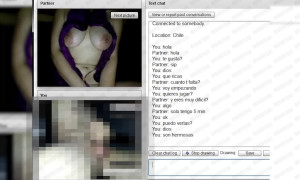 SLUT FROM CHILE CHEATS ON HER HUSBAND WITH ME ON CHATROULETTE