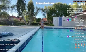 Grace Charis - Sexy in the pool