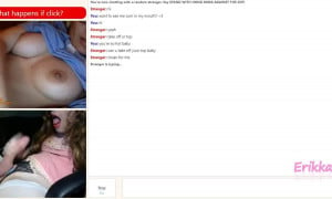 Omegle - Horny naked girl made me cum in my mouth