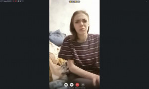 Russian 25 yo skype girl